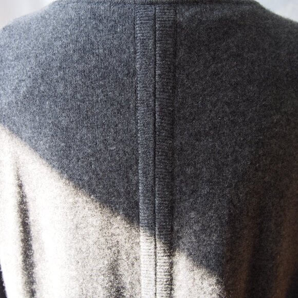 Diane Von Furstenberg Womens Sweater Gray Cashmere Long Sleeve - Picture 10 of 15
